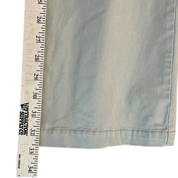 SO Cream Beige Wide Flare Straight Leg Chino Pants Juniors 7 Y2K Preppy Retro - Picture 7 of 10